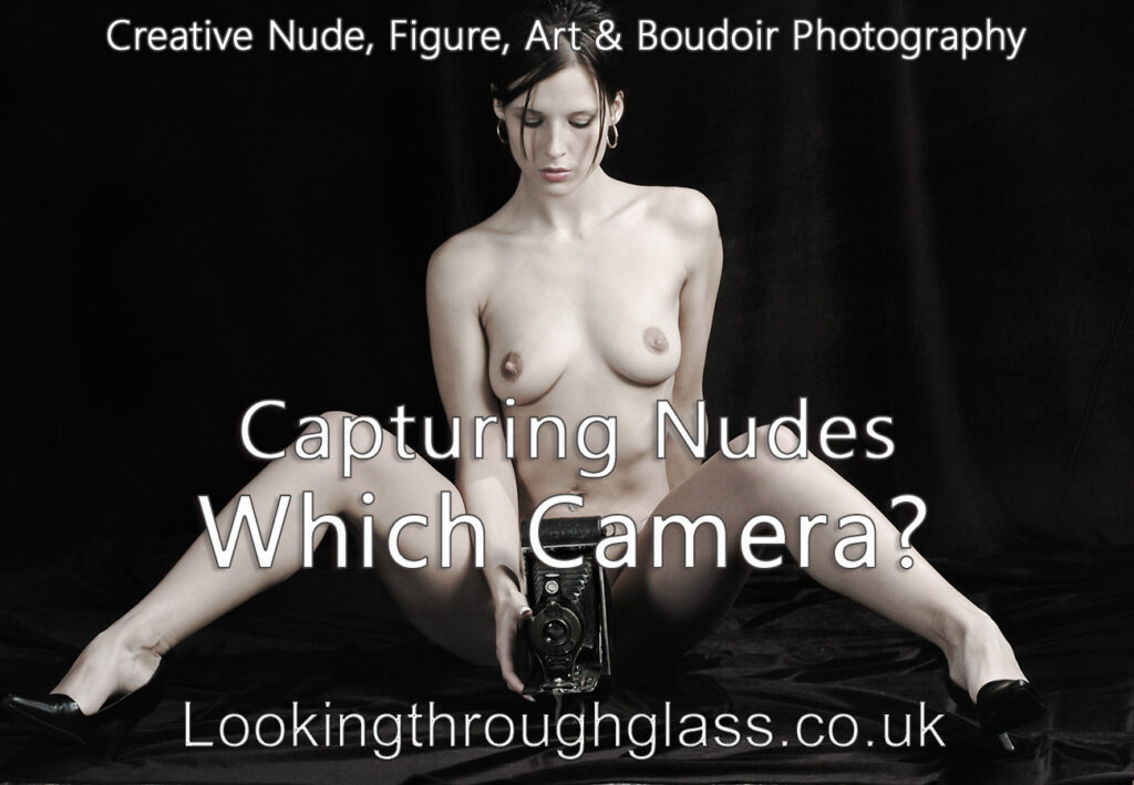 Photo of nude woman with a camera